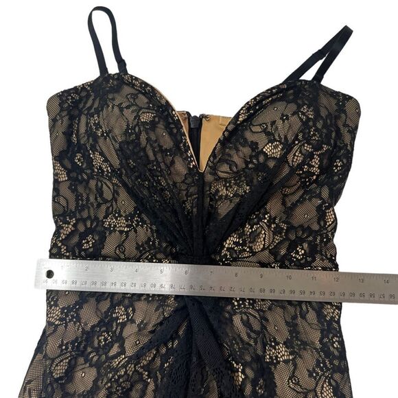 BEBE BLACK SHEILA LACE DRESS - Picture 10 of 16